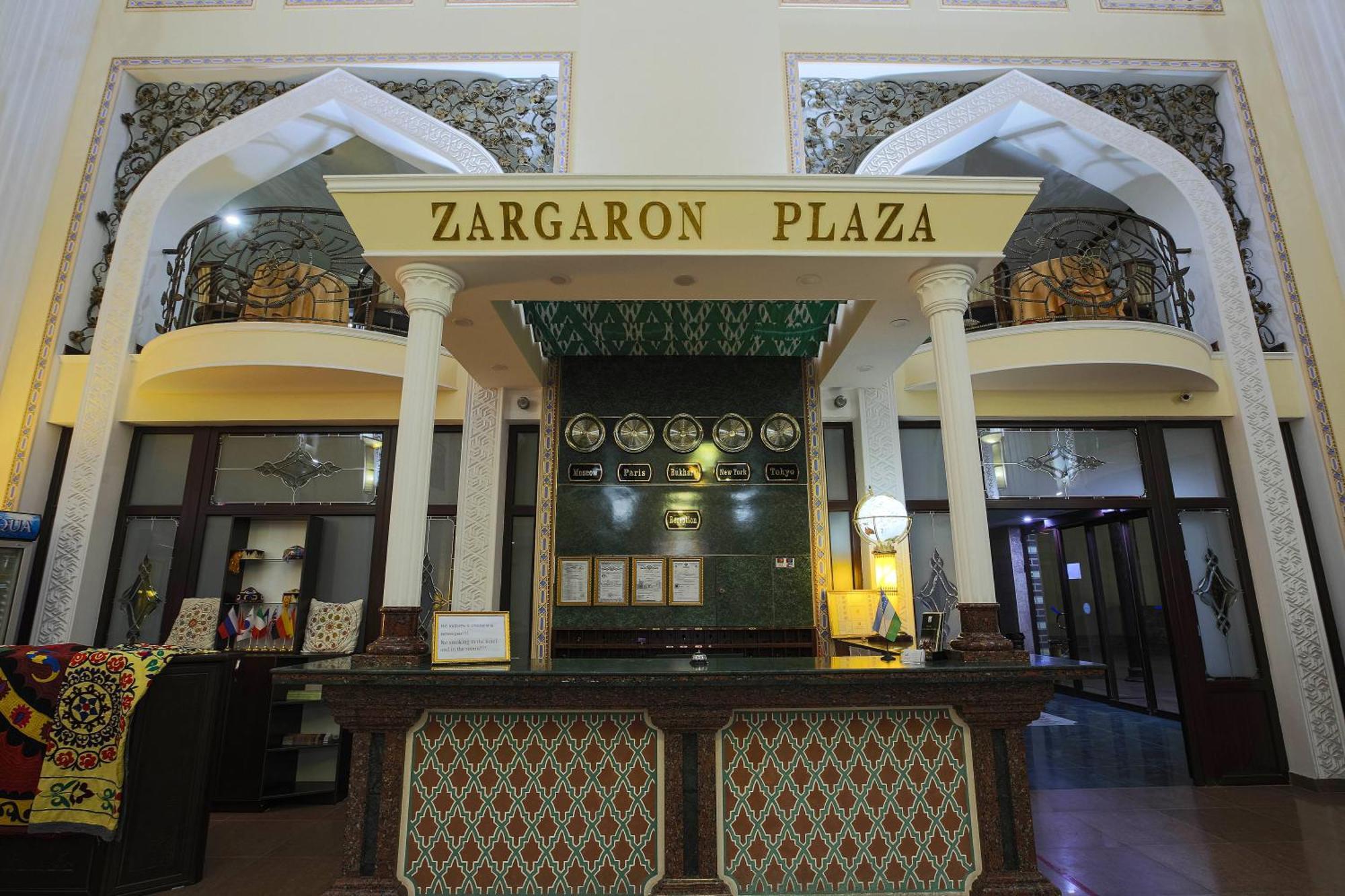 Zargaron Plaza Hotel Bucara Exterior foto